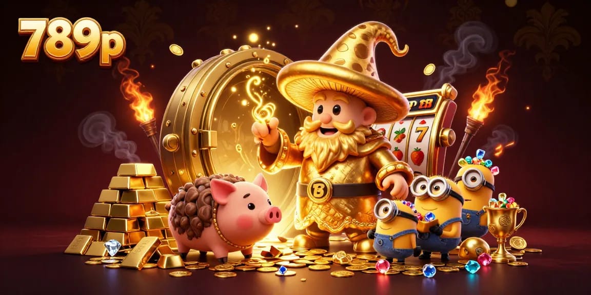 Experience the thrill of 789p's amazing jackpots with enchanting 3D lottery and gaming elements.