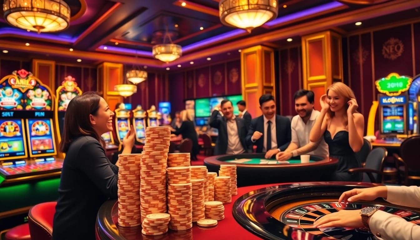 Experience winning thrills at Slot365 with immersive games and vibrant casino ambiance.
