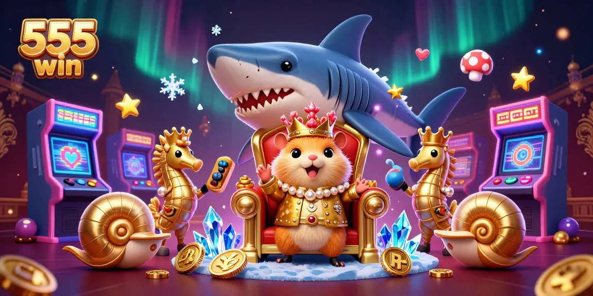 Experience thrilling gameplay at 555 win with vibrant, action-packed casino scenes.