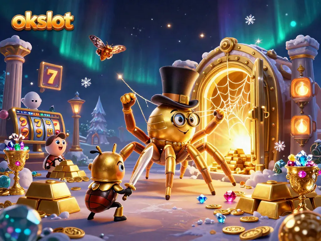 ภาพการเล่นสล็อตออนไลน์ที่น่าตื่นเต้นจาก okslot พร้อมการเล่นเกมและรางวัลมากมาย