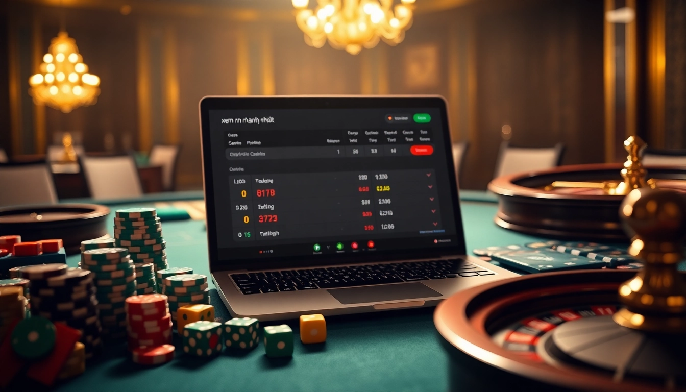 Xem 7m nhanh nhất with vibrant casino elements, showcasing rapid live sports scores and betting.