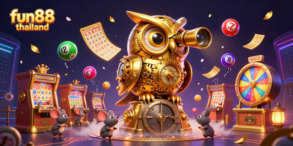 Experience fun88 thailand by winning with colorful lottery balls and themed casino activities.