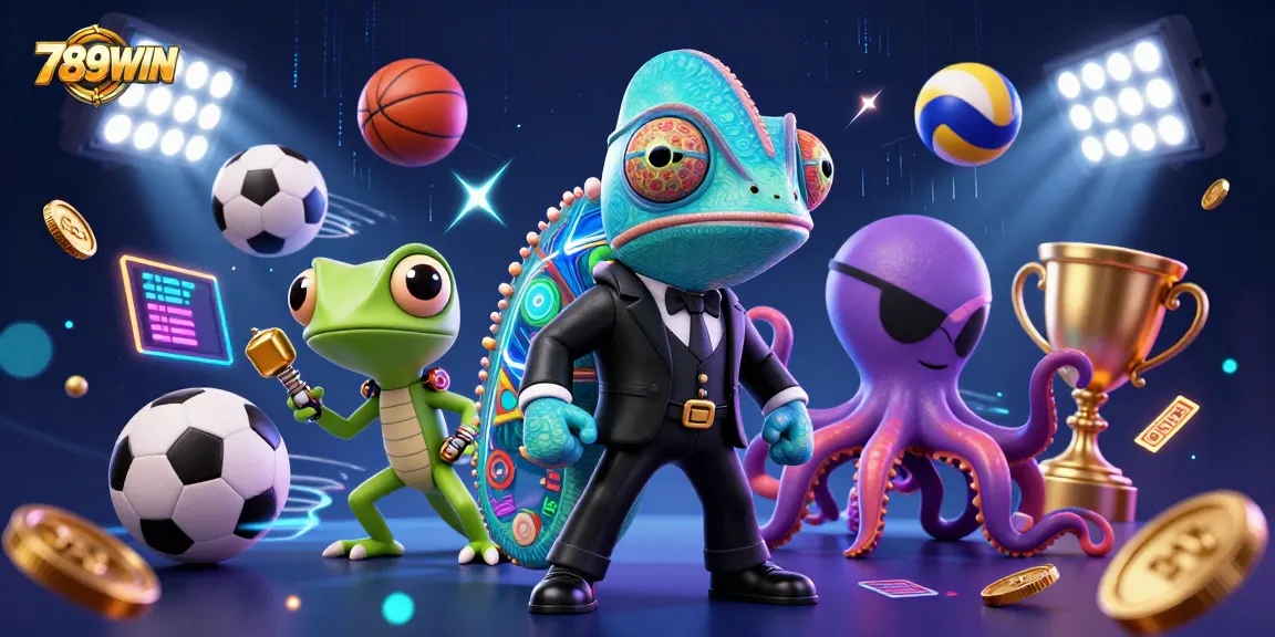 Engage in thrilling gameplay with 789WIN, featuring dynamic characters and sports elements.