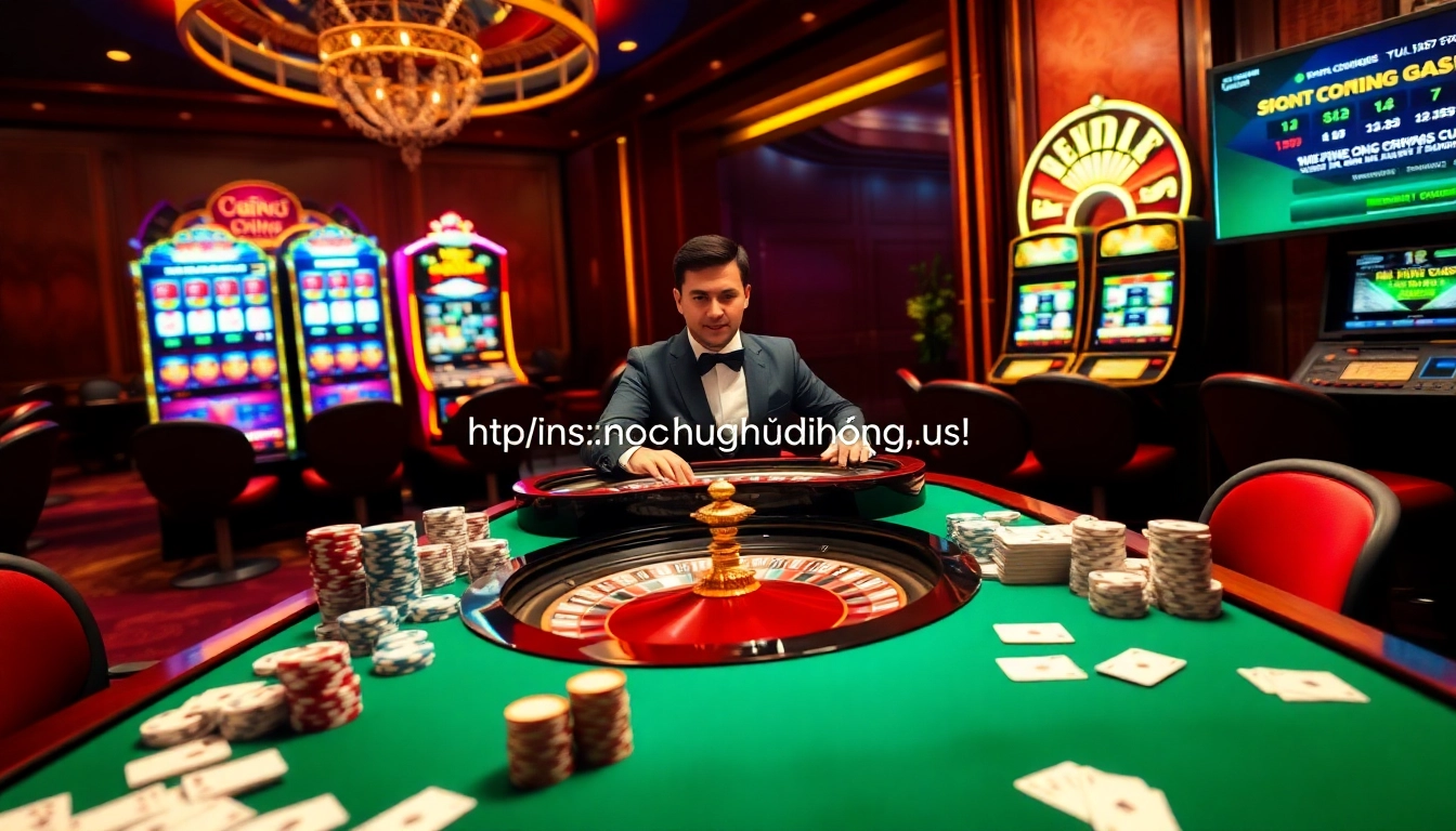 Experience the thrill of gambling with https://nohudoithuong.us/ featuring vibrant casino tables and slot machines.