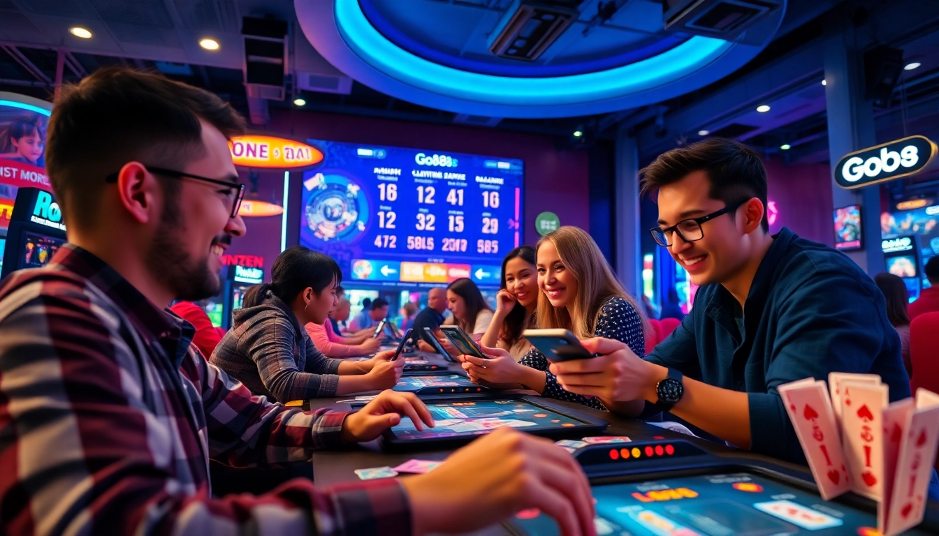 Experience thrilling online gaming at https://go88c1.com/ with vibrant atmosphere and excited players.