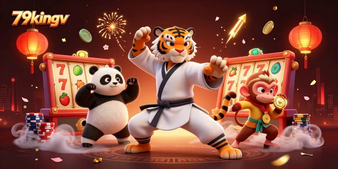 Experience thrilling gameplay at 79kingv with immersive slots, poker chips, and vibrant casino elements.
