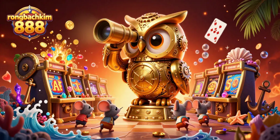 Spark excitement with rongbachkim 888 as you explore a vibrant, animated casino world.