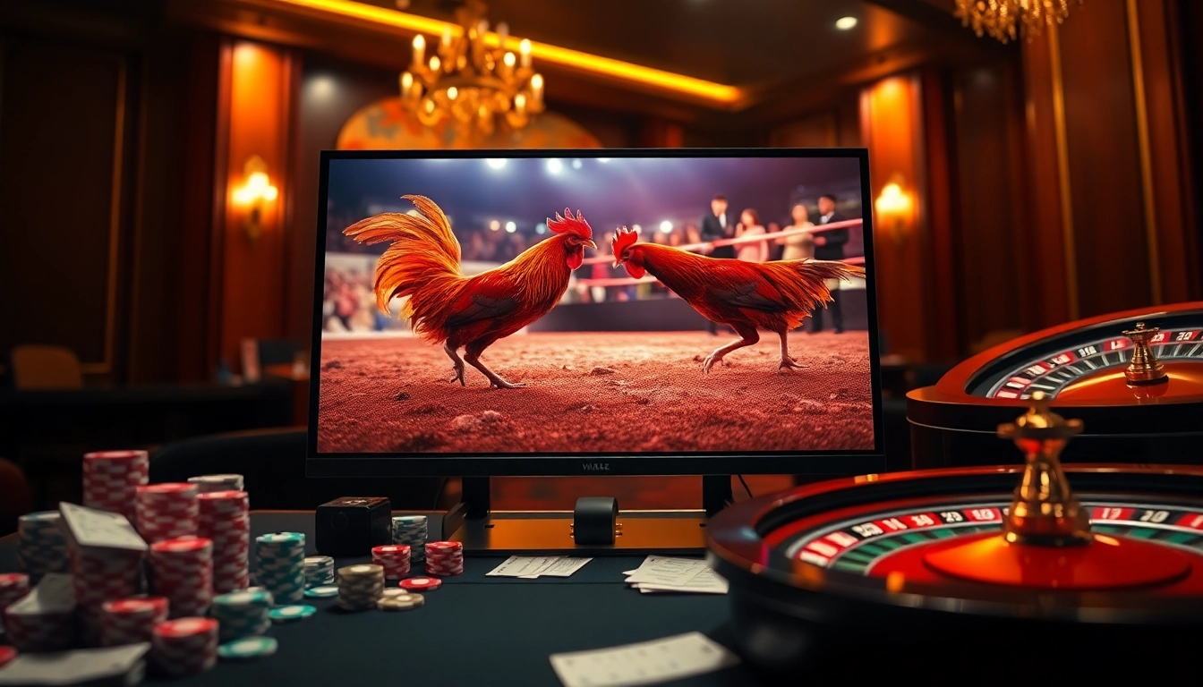Experience the thrill of ĐÁ GÀ 88 live betting action on a sleek online interface.