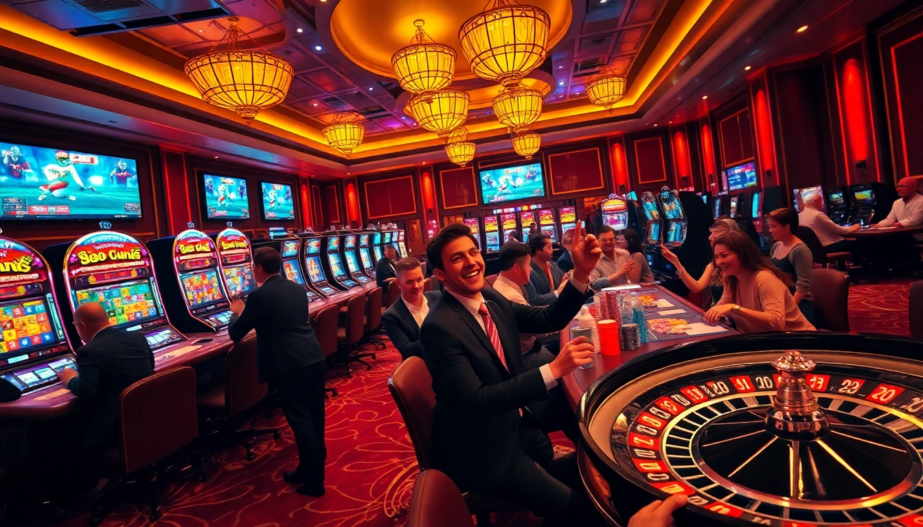 Experience high stakes gambling at luongsontv's vibrant casino atmosphere with exciting gameplay.