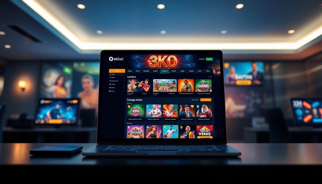 8kbet online gambling interface showcasing luxury design and user-friendly features