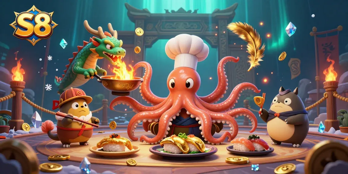 S8 offers a thrilling gaming experience with vibrant illustrations of fortune and excitement.