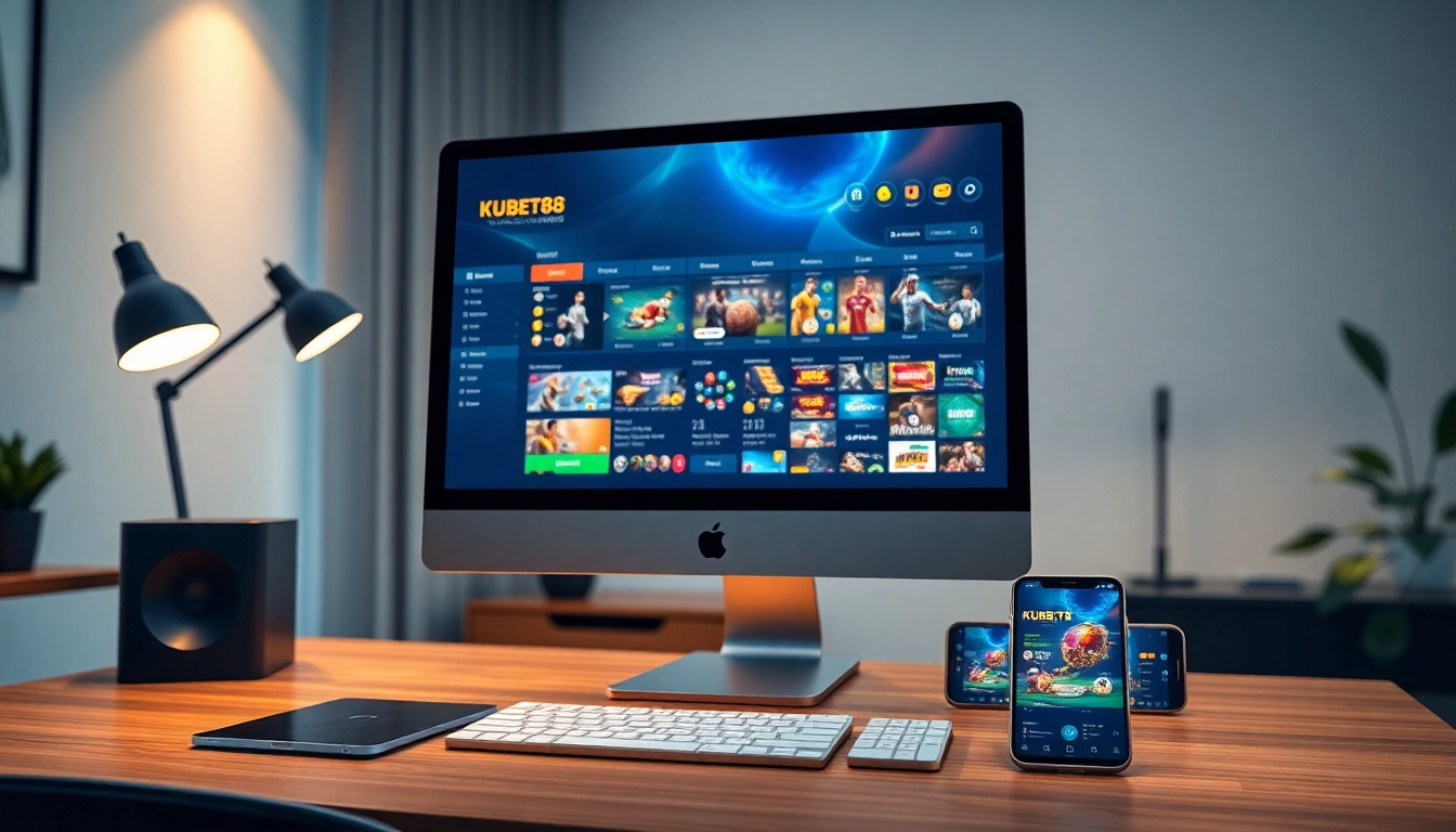 Login interface of KUBET88 – The first step to conquering your betting journey with a modern, elegant design.