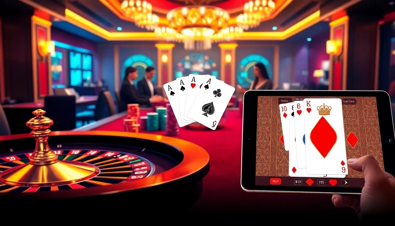Exciting poker action at a luxurious casino table showcasing gambling strategies at https://777x.center/.