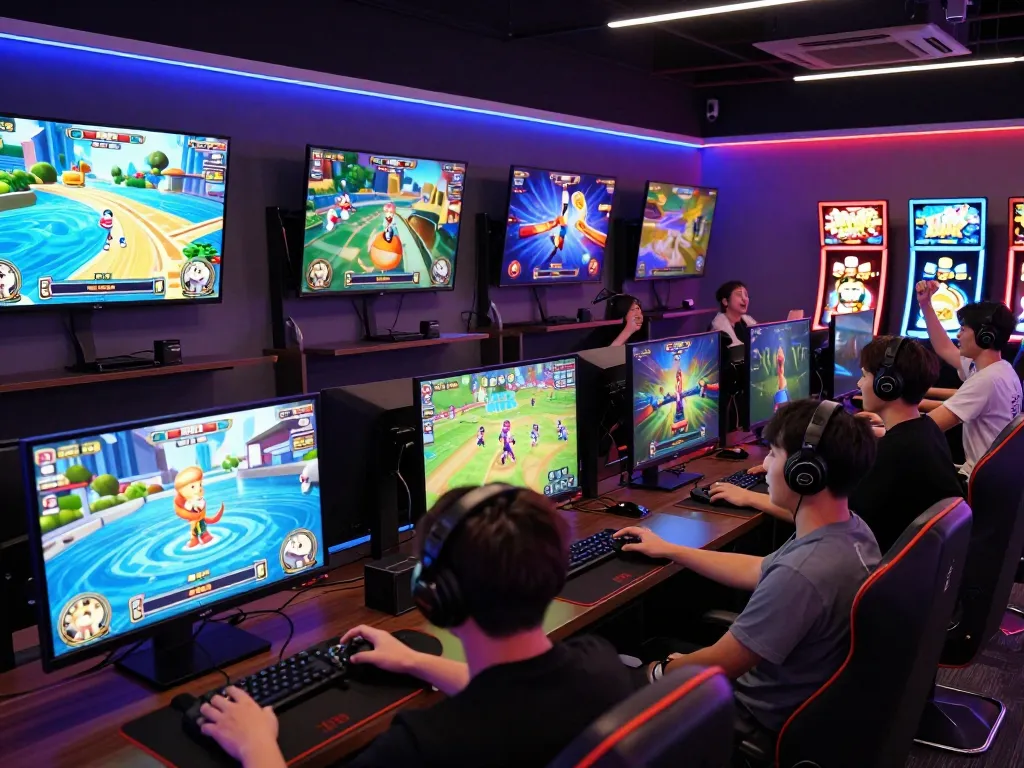 Interactive gaming experience at https://79kingg.us/ with players enjoying diverse games and vibrant atmosphere.