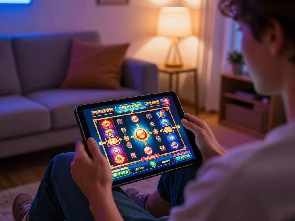 Experience nohu online slots with engaging gameplay in a cozy home setting.