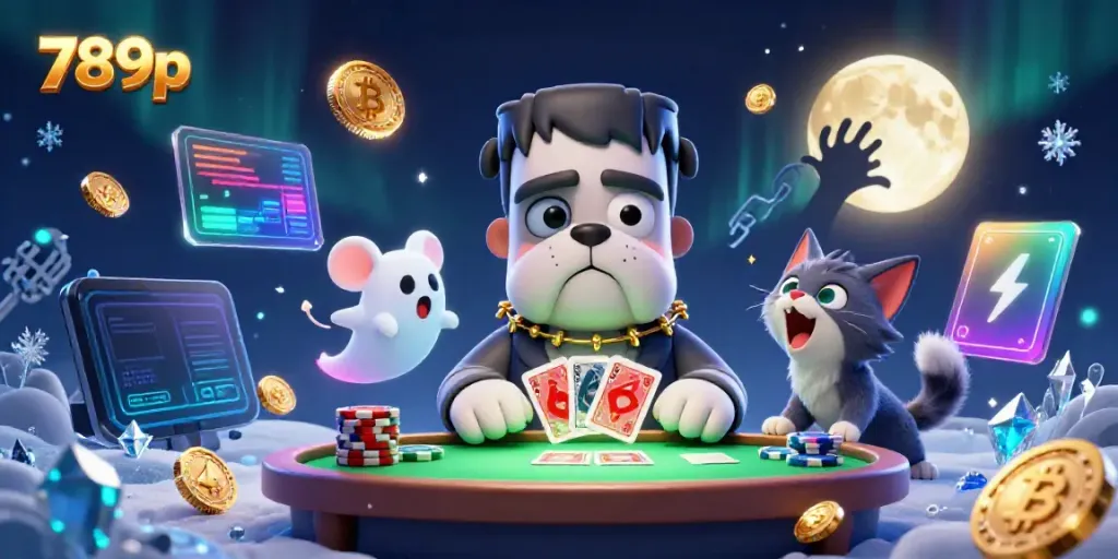 Encounter thrilling 789p gameplay with vibrant crypto-themed characters and dynamic casino elements!