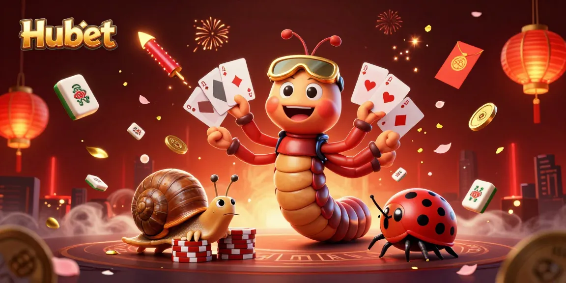 Engage with Hubet's vibrant casino universe featuring dynamic characters enjoying a game of chance.