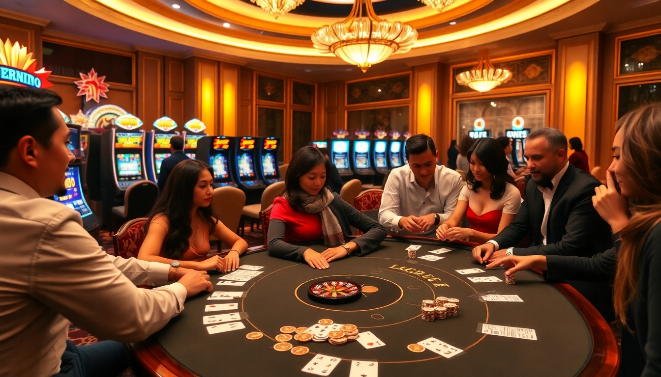 Experience the thrill of casino action with https://bem88.com featuring poker tables, roulette wheels, and excited players.