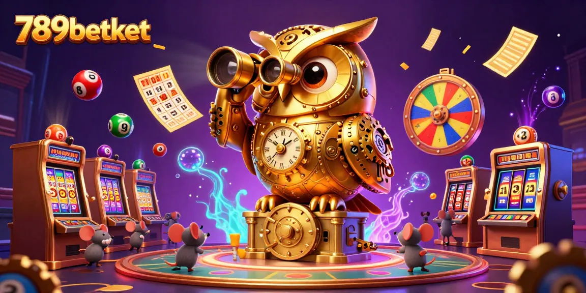 Experience thrilling gaming with 789betket in this dynamic casino scene with vibrant lottery elements.