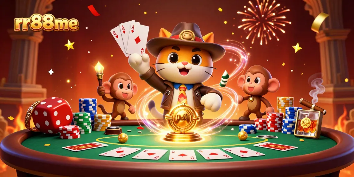Experience exhilarating wins at rr88me with an exciting 3D cartoon adventure featuring a treasure-hunting cat.