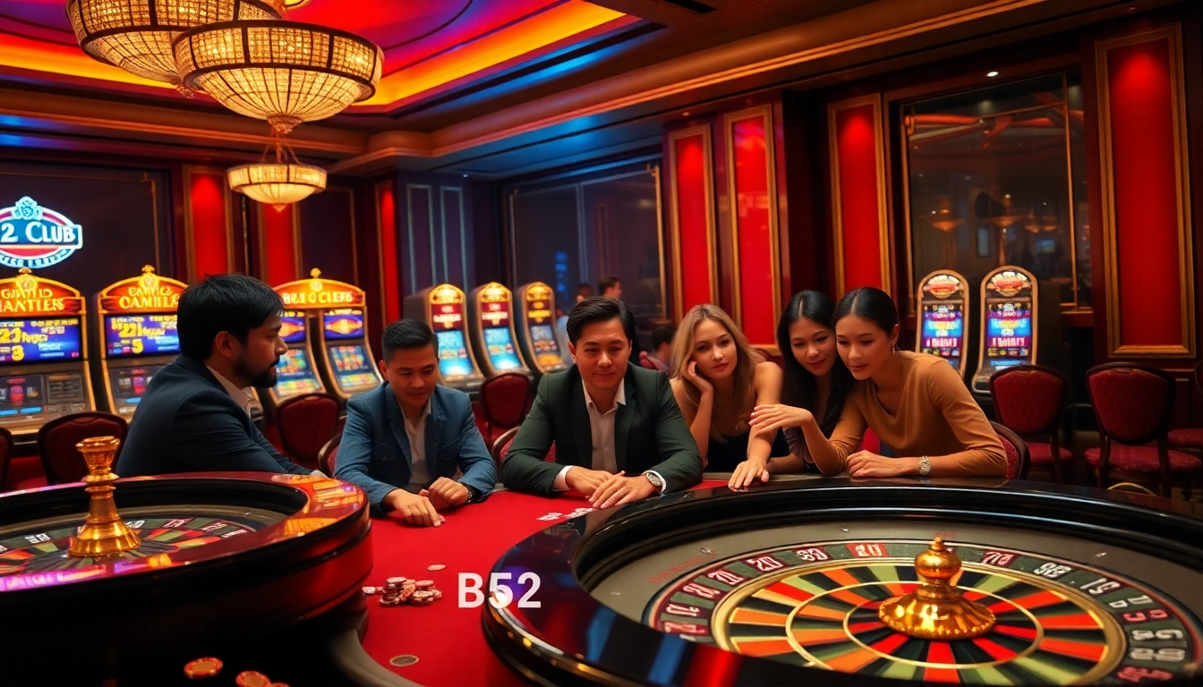 Experience thrilling action at B52 Club with dynamic poker games and luxurious casino ambiance.