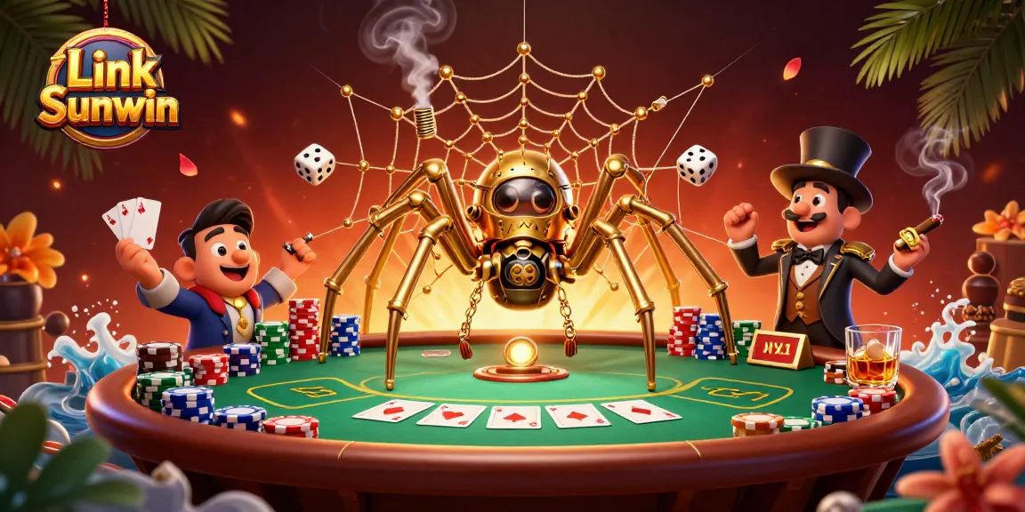 Discover thrilling action with Link Sunwin at a vibrant poker scene filled with excitement.