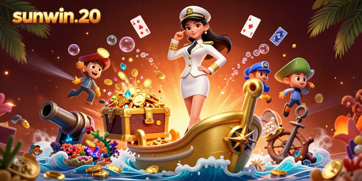 Experience winning strategies at sunwin.20 in a vibrant casino-themed 3D illustration.