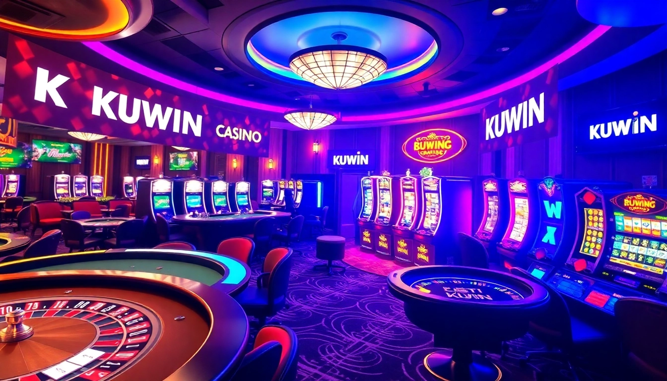 Experience thrilling games at KUWIN's online casino featuring vibrant tables and exciting betting action.