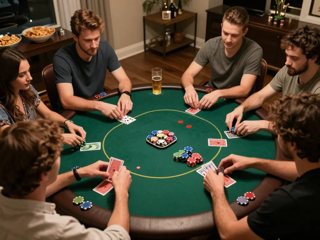 Trải nghiệm sự hồi hộp của đá gà thomo HD cùng bạn bè trong một phiên trò chơi poker thân thiện với gameplay kịch tính.