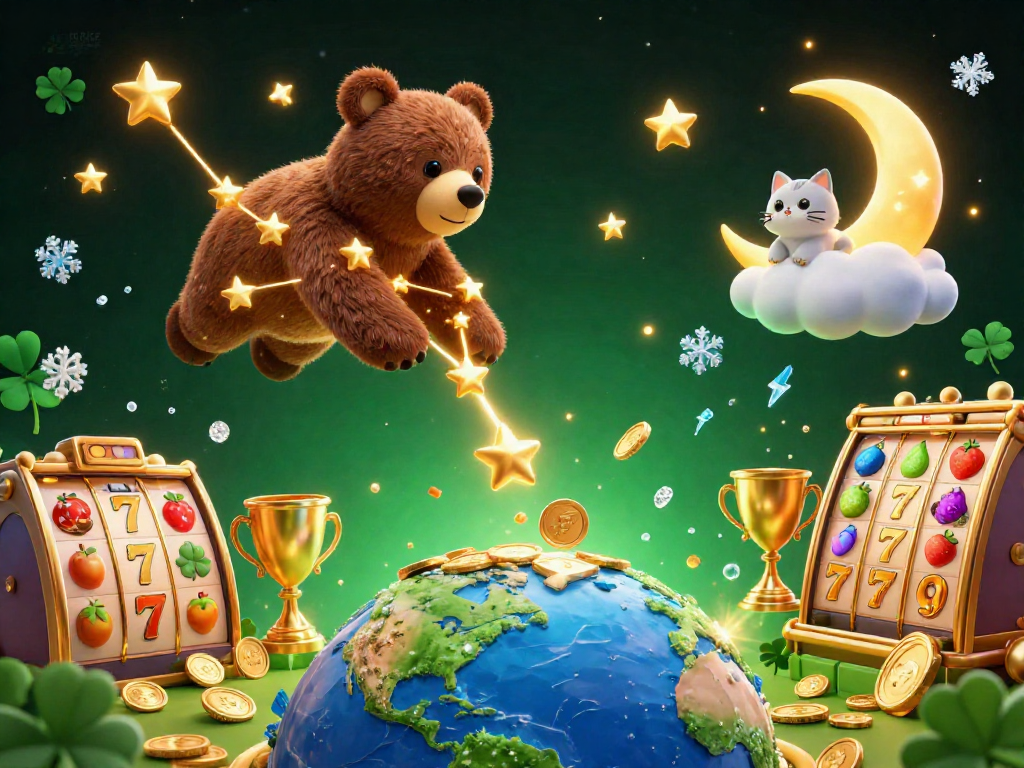 Experience thrilling slot games with da88z, featuring golden stars, jackpots, and vibrant symbols.