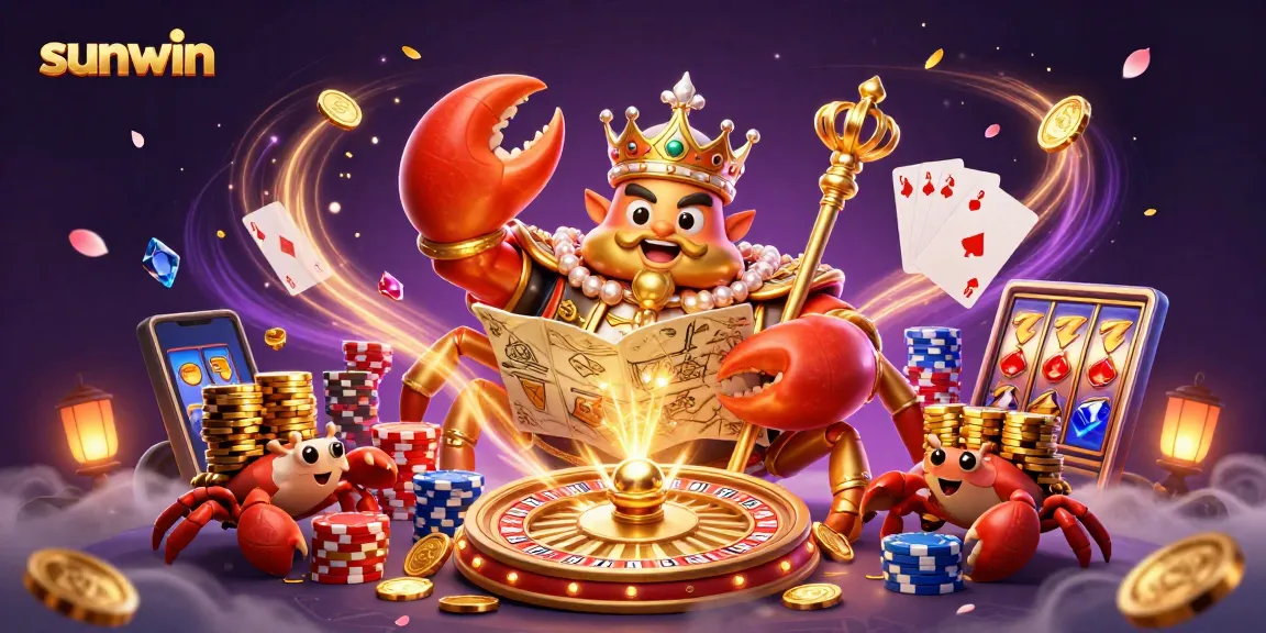 Experience thrilling wins at sunwin with a golden crab emperor and dynamic casino elements.