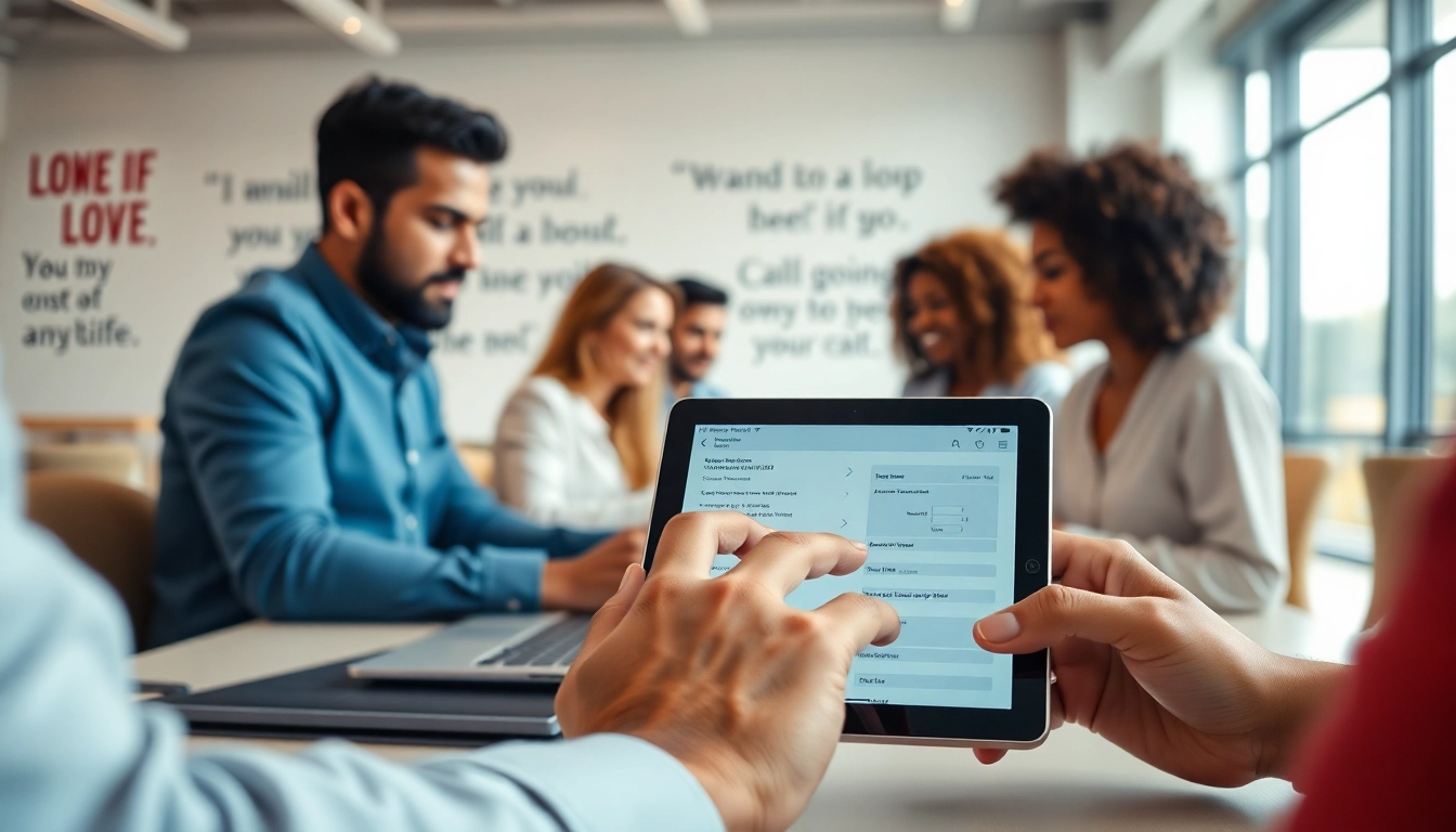 Explore the streamlined process of the uk eta online application depicted with diverse individuals engaged in digital forms.