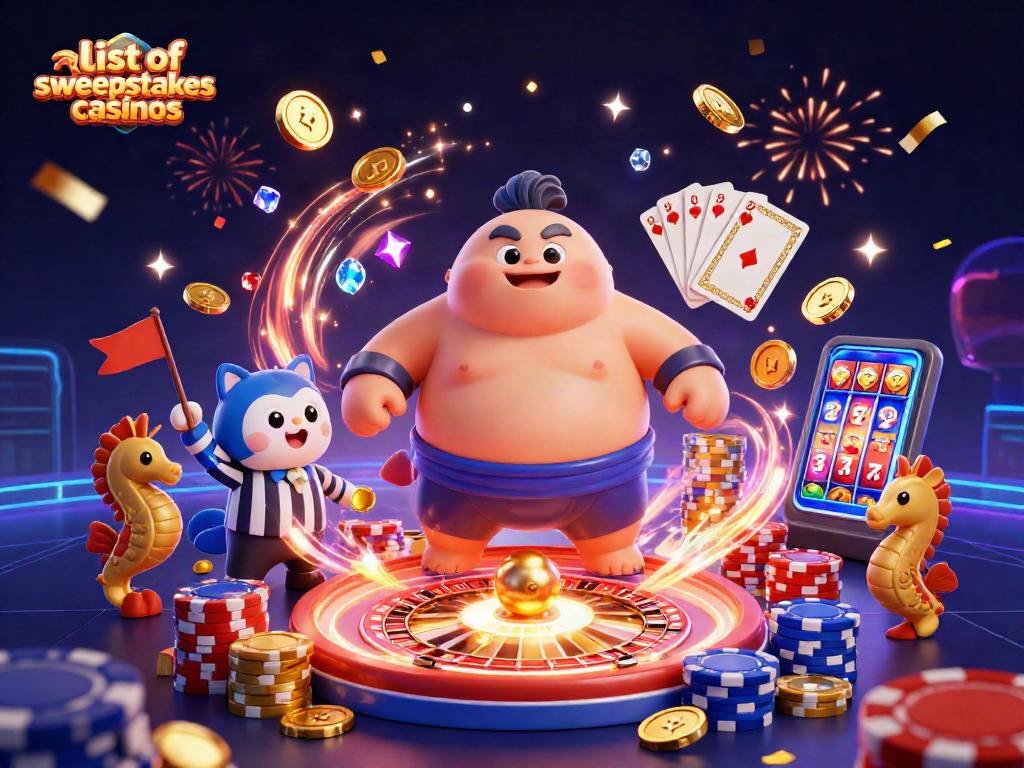 Experience the excitement at the list of sweepstakes casinos with a vibrant underwater showdown.