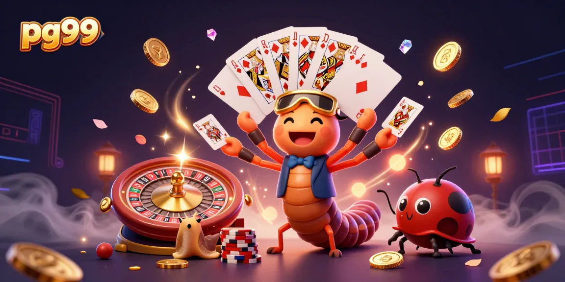 Experience thrilling gameplay at PG99 with the dynamic cartoon dealer and exciting games.