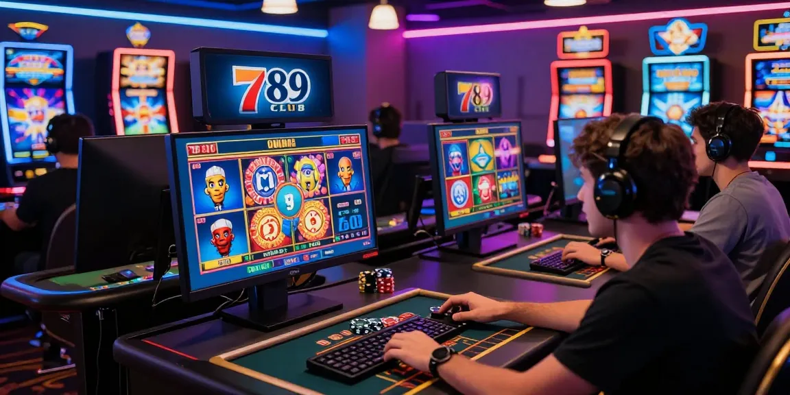 Engaging scene of players enjoying the 789 club online casino experience with vibrant visuals.