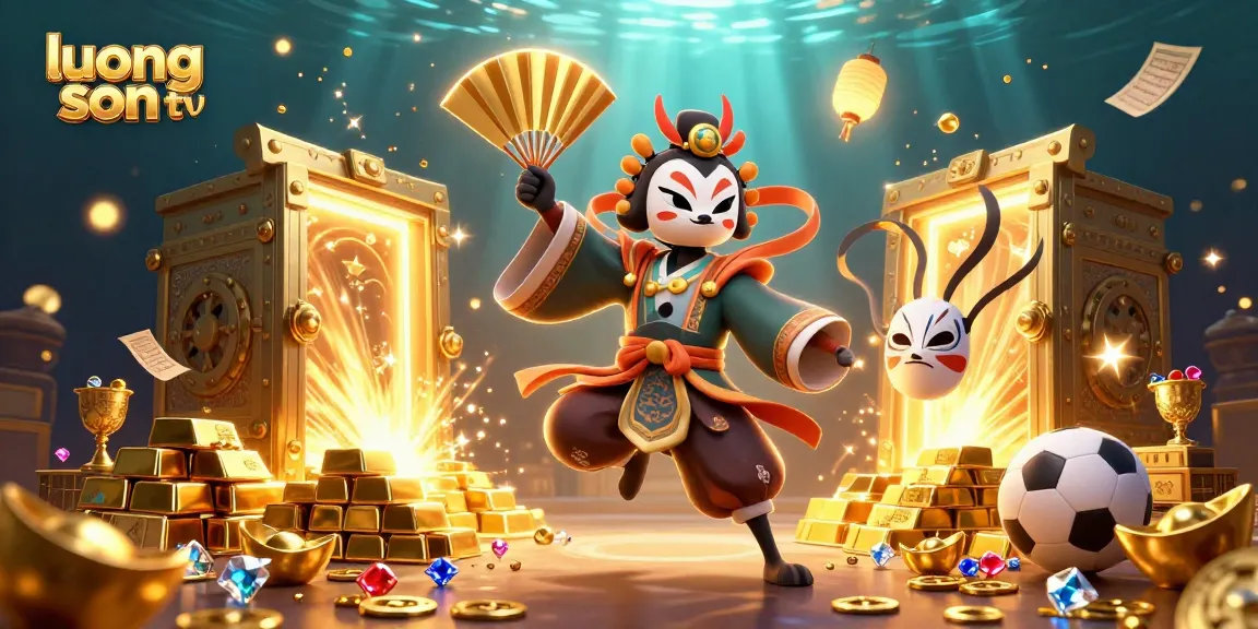 Experience the excitement of luong son tv with vibrant sports betting elements and a dynamic scene of fortune.