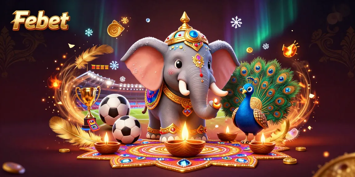 Participate in thrilling sports betting at Febet while enjoying captivating illustrations of vibrant characters.