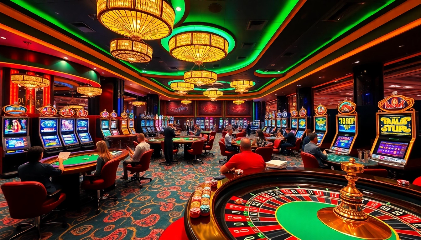 Experience thrilling casino action at Raja Luck with vibrant tables and engaging games.