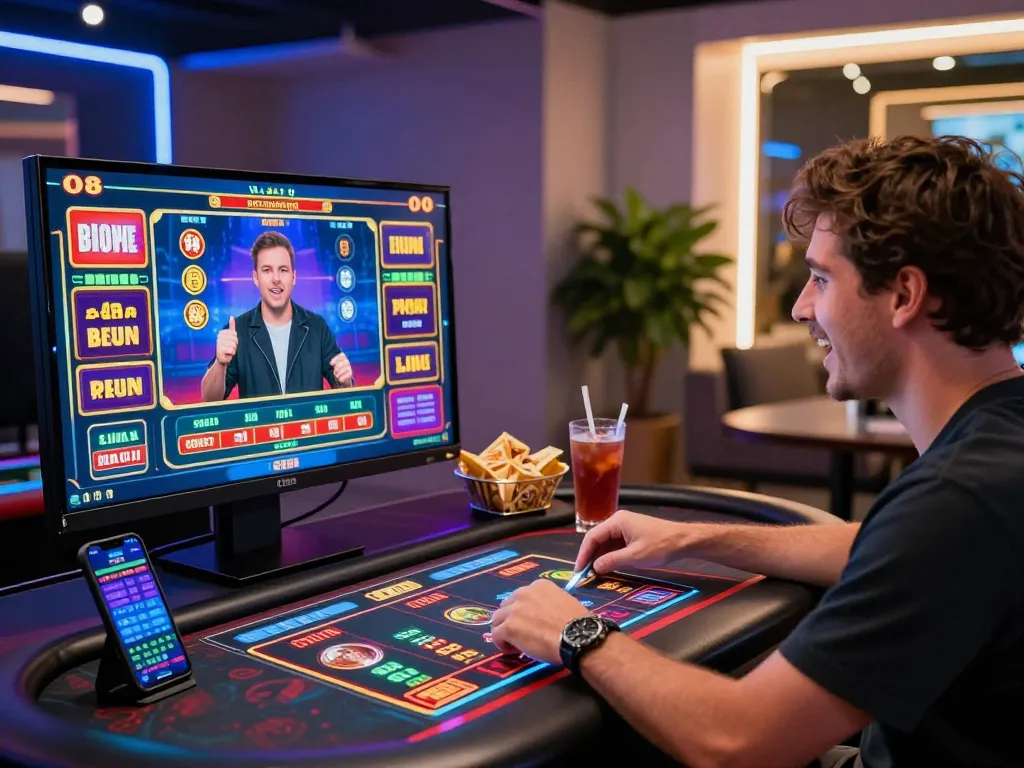 Exciting online casino experience at O8 with dynamic gameplay and vibrant atmosphere.