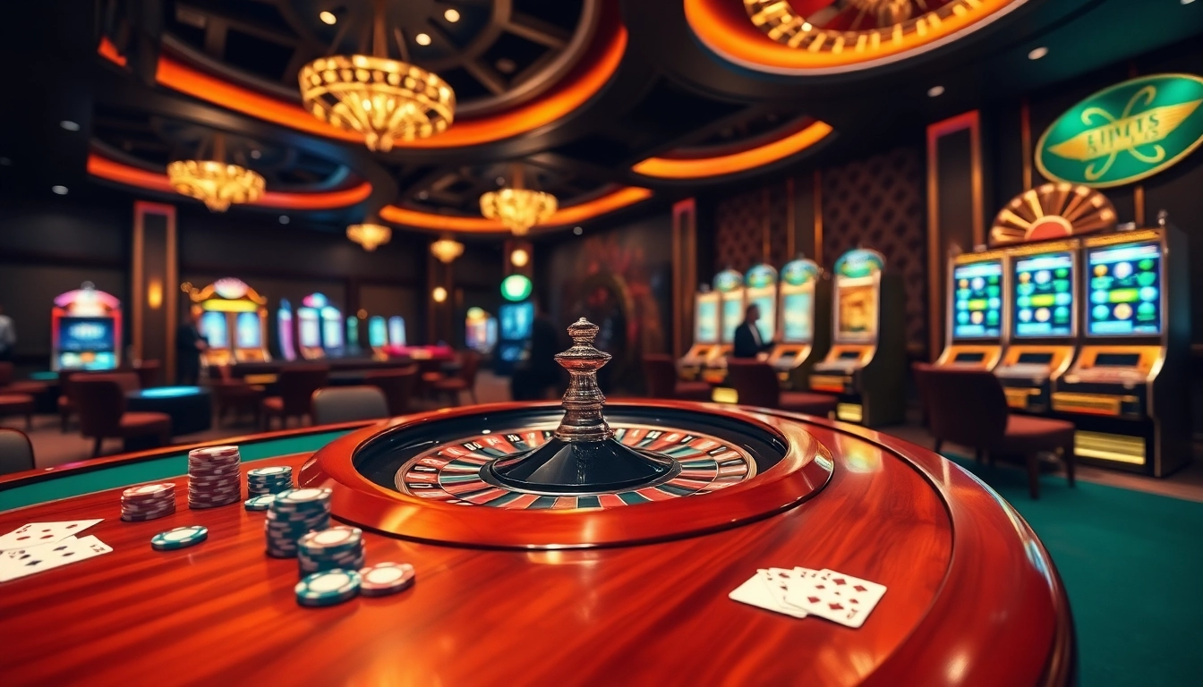 Experience excitement at mmoo com with casino tables, poker chips, and slot machines.